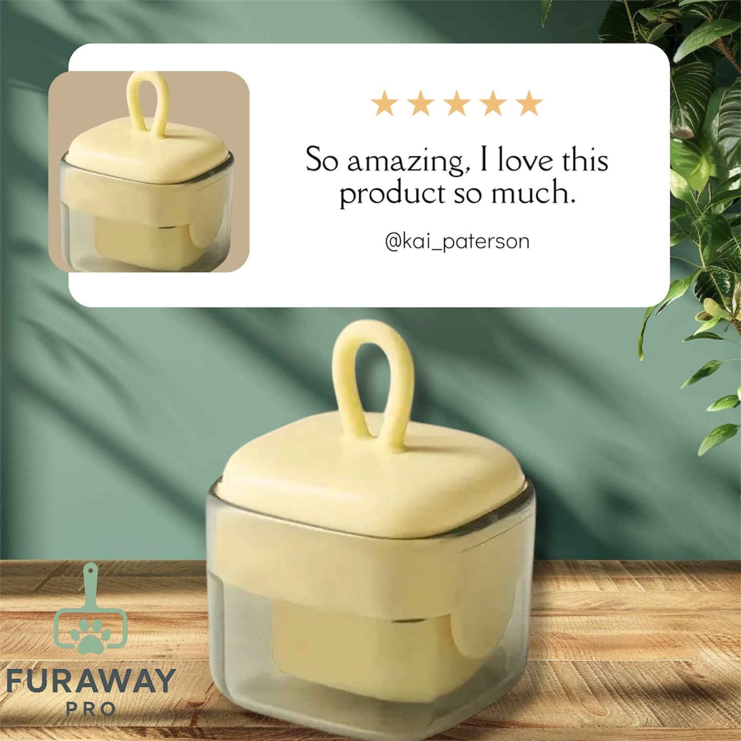 FurAway Pro - Reusable Pet Hair Roller