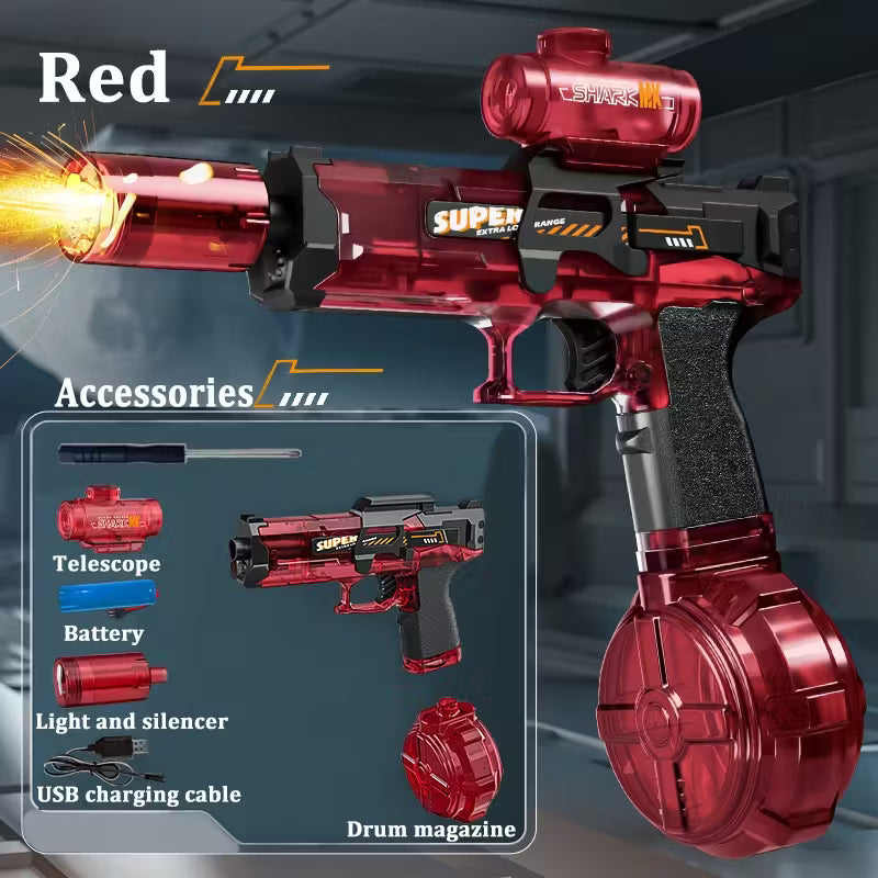 🎁 CHRISTMAS STAR GIFT! Electric LED Light-Up Water Blaster - Epic Family Battles.