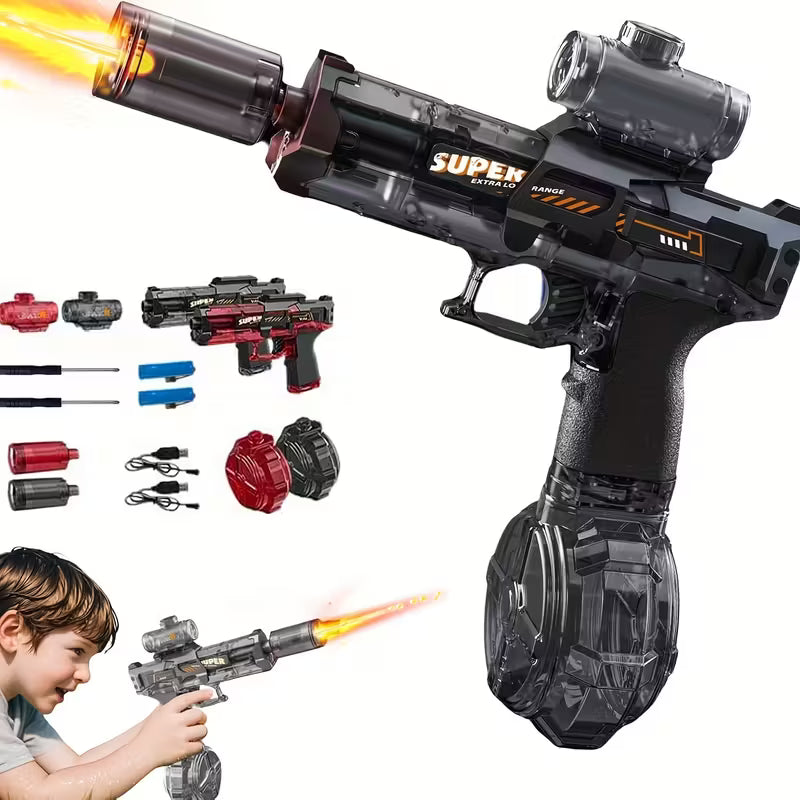 🎁 CHRISTMAS STAR GIFT! Electric LED Light-Up Water Blaster - Epic Family Battles.