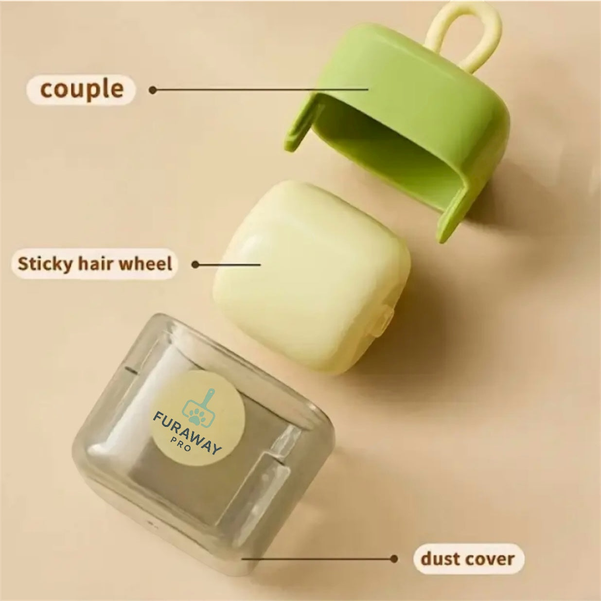 FurAway Pro - Reusable Pet Hair Roller