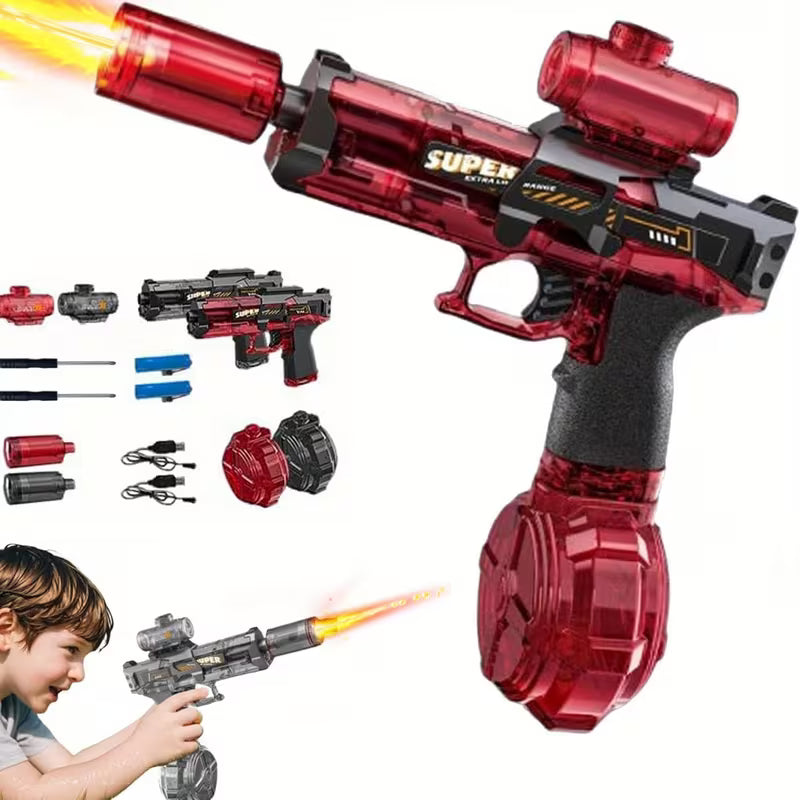 🎁 CHRISTMAS STAR GIFT! Electric LED Light-Up Water Blaster - Epic Family Battles.